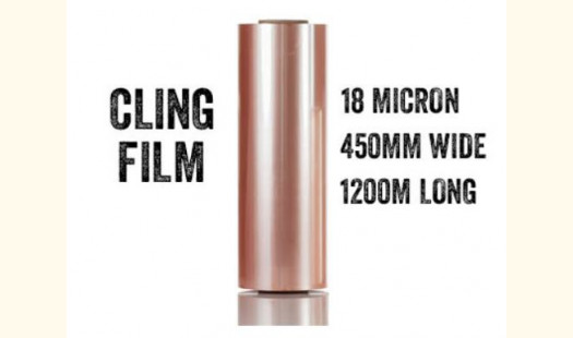 Cling Film 450mm Wide 1200m Long 18 Micron